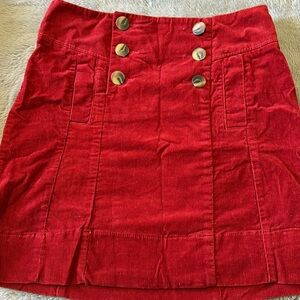 Red skirt size 2